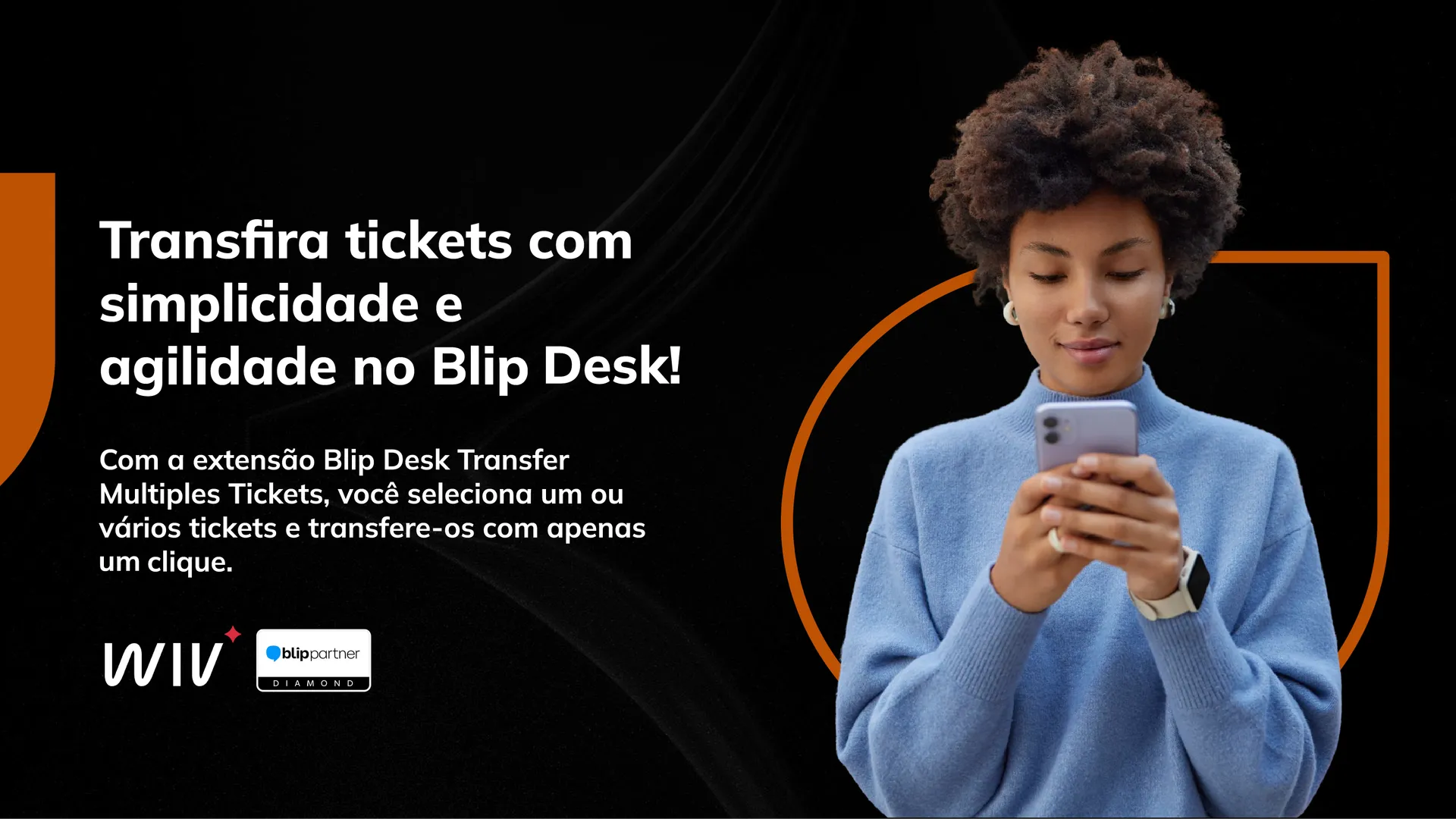 Captura de tela de Blip Desk: Transferência de tickets em massa 1