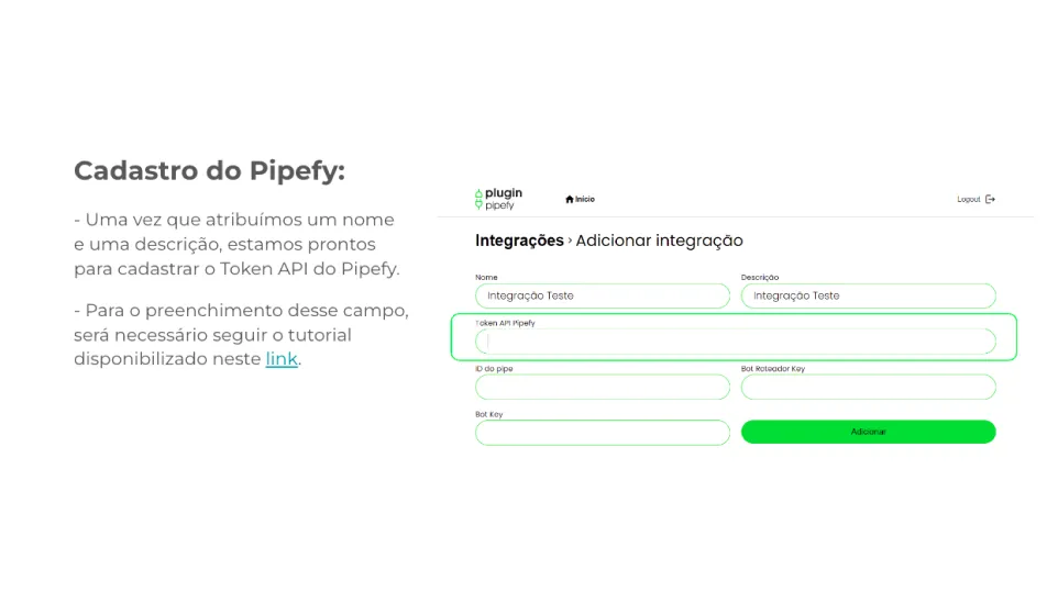BLiP Pipefy plugin screenshot 1