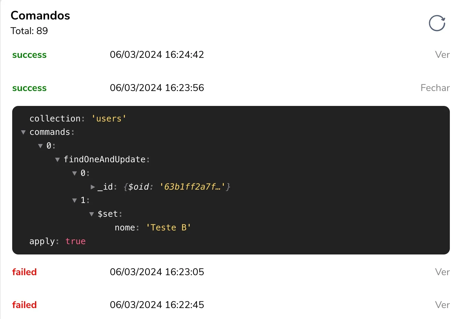 MongoDB for Blip screenshot 1
