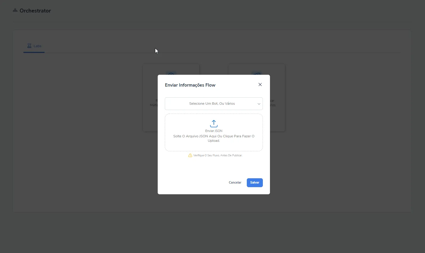 Orchestrator screenshot 1